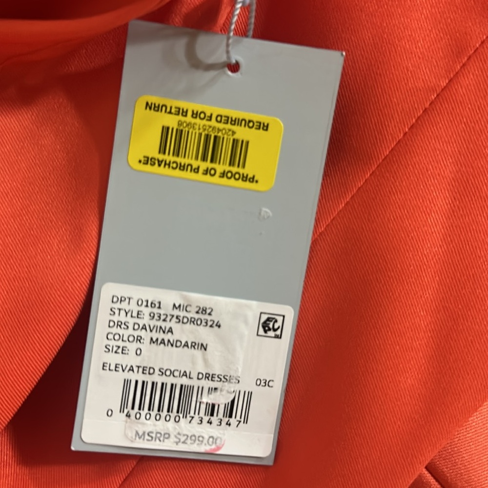 NWT Antonio Melani
Davina V-Neck A-Line Sleeveless Ball Gown - Picture 4 of 4